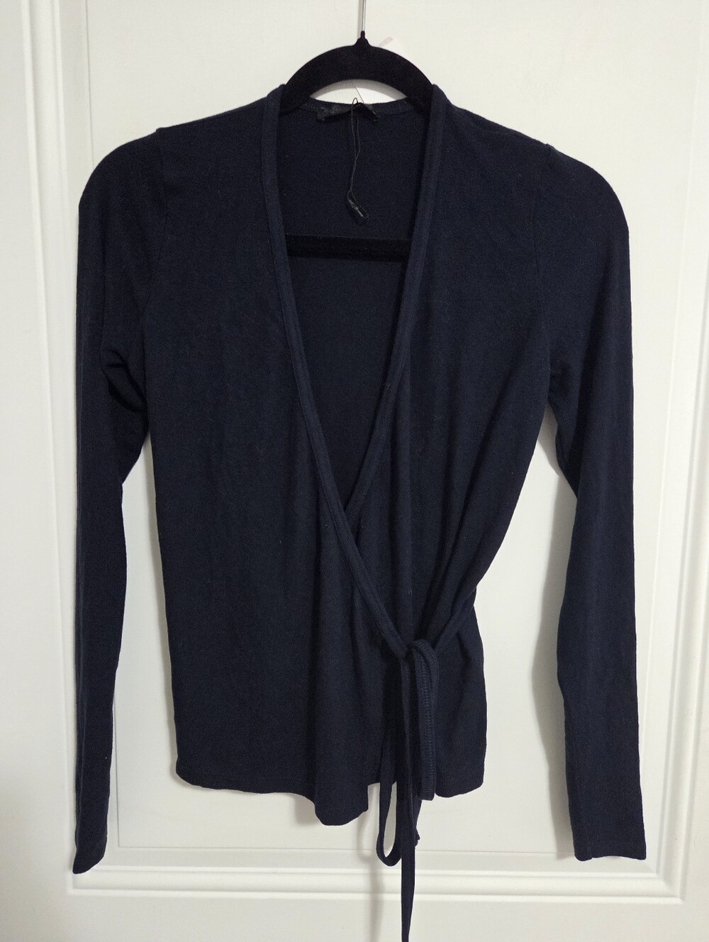 Zara Women's Self Tie Fine Knit Wrap Cardigan - Size M